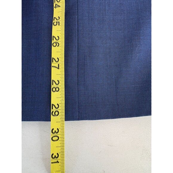 Hugo Boss Blue Silk-Wool Blazer Jacket, Men's - Picture 6 of 8